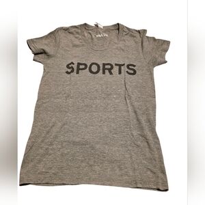 American Apparel Park Life "Sports" Gray T Shirt Size M
